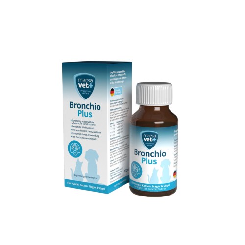 Marsavet Bronchio Plus pilieni 100 ml suņiem un kaķiem